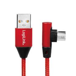 Kabel USB 2.0 LogiLink CU0150 USB A - micro USB B, M/M,...