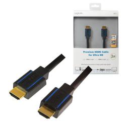 Kabel HDMI LogiLink CHB005 Premium Ultra HD 3m