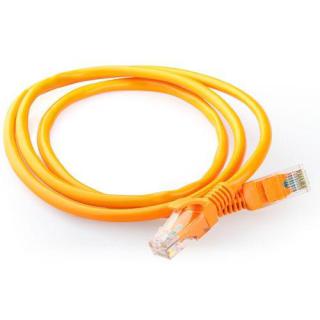 Patch cord kategoria 5e osłonka zalewana 0.5m pomarańczowy