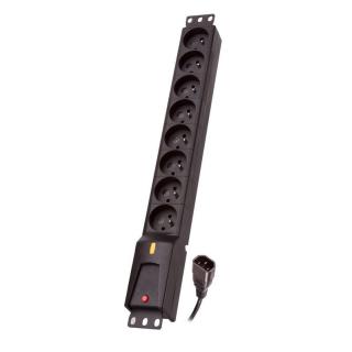 Listwa zasilająca LZRM 810 BW IEC 320, PDU, 1.5m