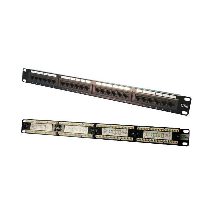 Patch panel CAT5e 24-porty