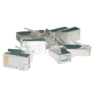 Wtyk RJ45 ekranowany kat.5e uniwersalny drut/linka 8P8C...