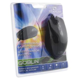 MYSZ DLA GRACZY TM106 USB, 6D, DPI 2000 GOBLIN