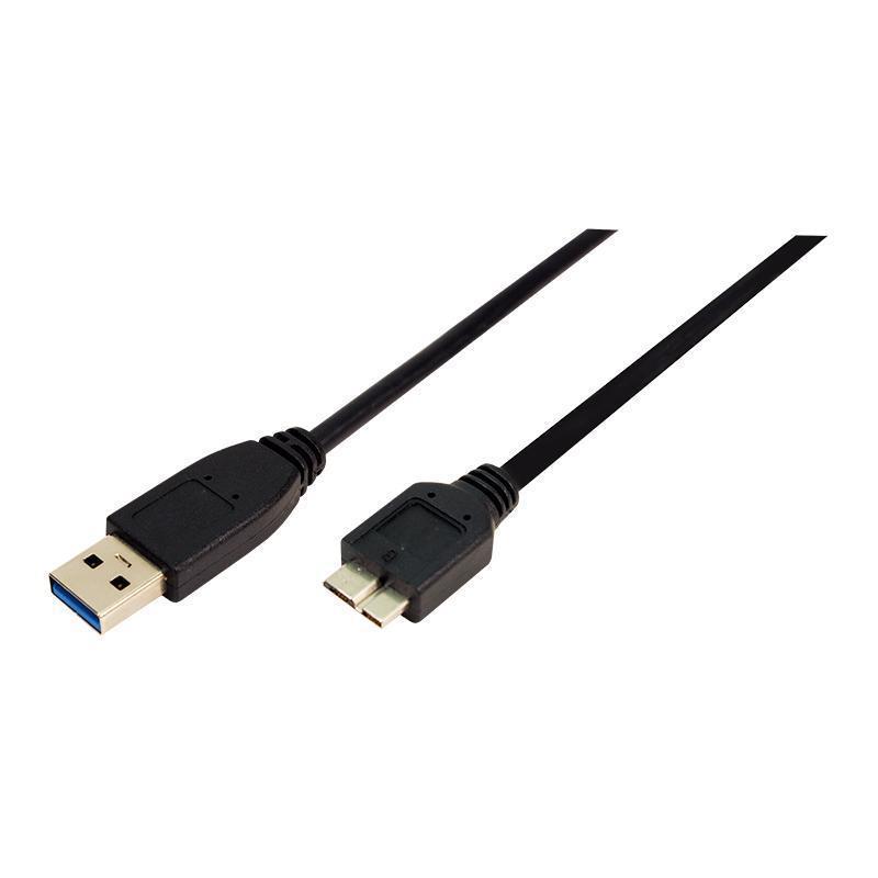 Kabel USB 3.0 LogiLink CU0037 A/B micro 0,6m