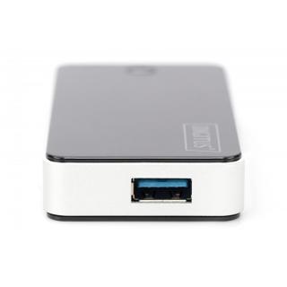 Hub USB 3.0 4-portowy SuperSpeed 5Gbps, Czarny