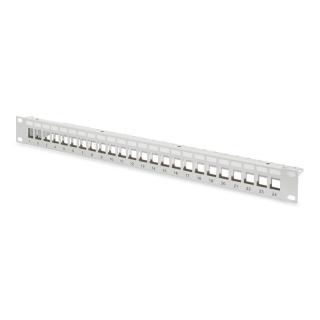 Patch panel 19" 24 porty pod moduły Keystone, 1U,...