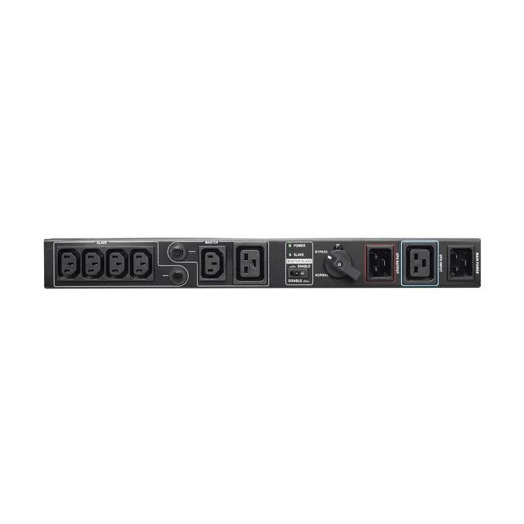 BYPASS SWITCH RACK 19'' DLA UPS DO 3000VA, 5X IEC C13, 1X IEC C19