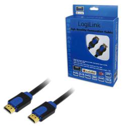 Kabel HDMI LogiLink CHB1103 High Speed Ethernet, 3m