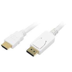 Kabel DisplayPort LogiLink CV0055 DP HDMI 2m