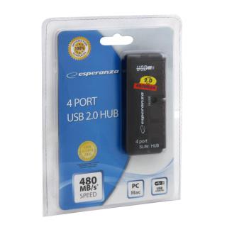 HUB 4 PORTY USB 2.0 EA112