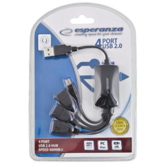 HUB 4 PORTY USB 2.0 EA114