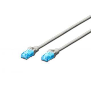 Patch cord F/UTP kat.5e PVC 2m Szary