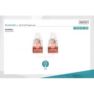 Patch cord S/FTP kat.6 LS0H 5m Szary