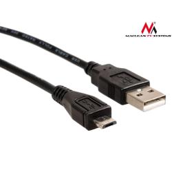 Kabel USB 2.0 Maclean MCTV-746 USB A (M) - Micro USB B (M) czarny, 3m