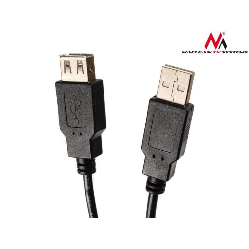 Przedłużacz USB 2.0 Maclean MCTV-745 USB 2.0 (M) - USB 2.0 (F) 5m