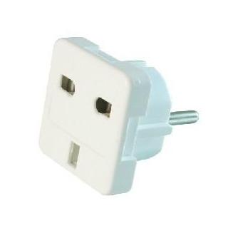 Adapter zasilania ANG/PL (Wtyk PL/Gniazdo ANG)