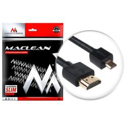 Kabel HDMI A-D Maclean MCTV-722 HDMI 1.4 (M) - microHDMI...