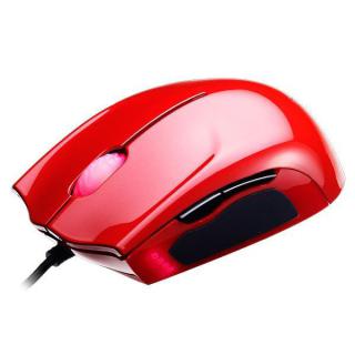 Tt eSPORTS Mysz dla graczy - Saphira Red 3500DPI Laser Rubber coating