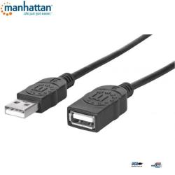 Kabel przedłużający USB Manhattan U2-AA-30-EX USB 2.0 A-A...