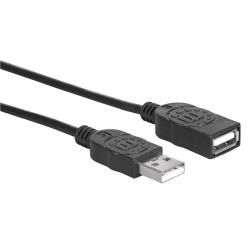 Kabel przedłużający USB Manhattan U2-AA-30-EX USB 2.0 A-A...