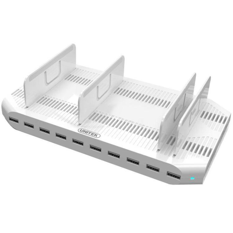 Stacja ładująca 10xUSB 2,4A, 96W Y-2172