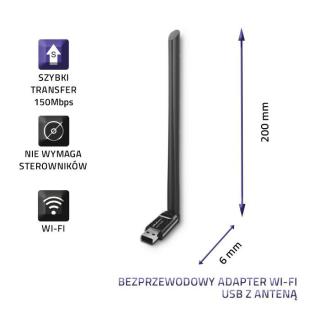 Adapter Wi-Fi USB z anteną bezprzewodowy