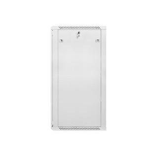 Szafa instalacyjna wisząca 19'' 27U 600X600mm szara (drzwi szklane)