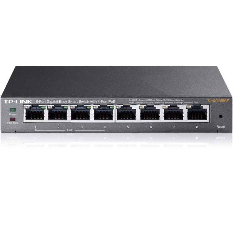 TL-SG108PE Switch Smart 8xGE (4xPoE)