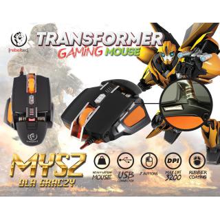 Gamingowa mysz optyczna USB TRANSFOMER