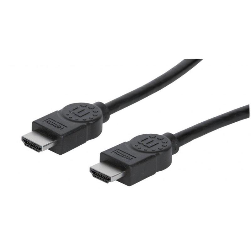 Kabel Manhattan HDMI-HDMI M/M V1,4 Ethernet 3D 4K 7,5 czarny