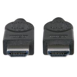 Kabel Manhattan HDMI-HDMI M/M V1,4 Ethernet 3D 4K 7,5 czarny