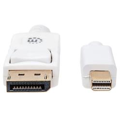 Kabel Manhattan DisplayPort/DisplayPort M/M 2m biały