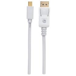 Kabel Manhattan DisplayPort/DisplayPort M/M 2m biały