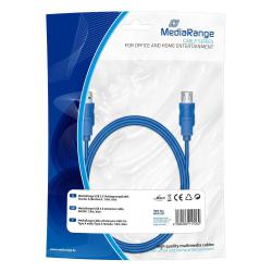 Kabel USB 3.0 MediaRange MRCS151 Plug A/Socket A, 1,8m,...