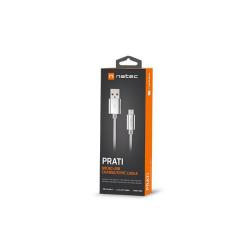 Kabel Natec Extreme Media micro USB-B - USB-A M/M 1m oplot