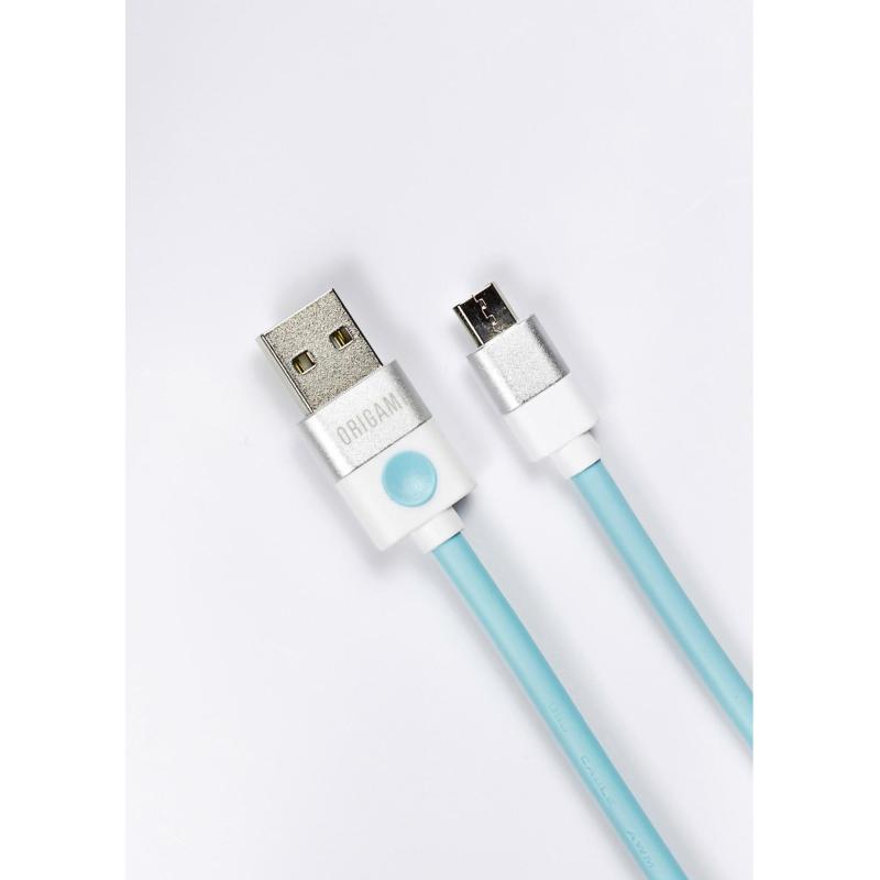 Kabel USB do Micro USB Origami 2m niebieski