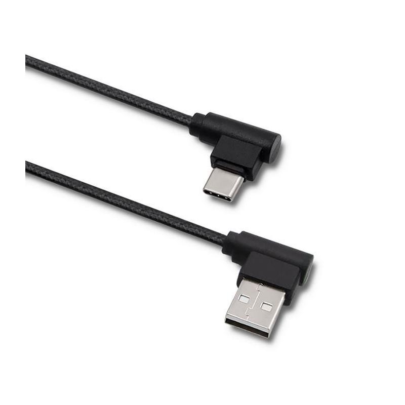 Kabel USB 2.0 Qoltec USB typ C męski | USB A męski | 1m | czarny