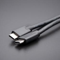 Kabel USB Qoltec 2.0 typ C męski | USB 2.0 typ C męski | 3m | Czarny