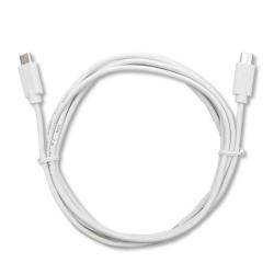 Kabel USB Qoltec 2.0 typ C męski | USB 2.0 typ C męski | 1.4m | Biały