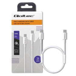 Kabel USB Qoltec 2.0 typ C | USB 2.0 typ C 60W | QC 3.0 |...