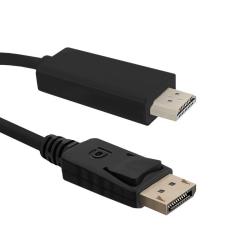 Kabel DisplayPort v1.1 Qoltec męski HDMI męski 1080p 1m