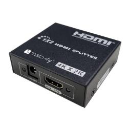 Rozdzielacz / Splitter Techly HDMI 1x2 4K30Hz Aktywny