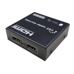 Rozdzielacz / Splitter Techly HDMI 1x2 4K30Hz Aktywny