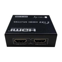 Rozdzielacz / Splitter Techly HDMI 1x2 4K30Hz Aktywny