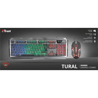 Klawiatura GXT 845 Tural Gaming combo