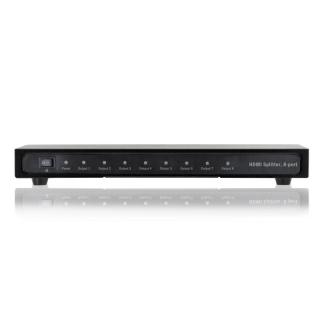 Rozdzielacz/Splitter HDMI 8-portowy, 1080p 60Hz FHD 3D, HDCP 1.2, audio