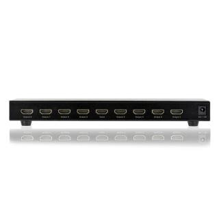 Rozdzielacz/Splitter HDMI 8-portowy, 1080p 60Hz FHD 3D, HDCP 1.2, audio