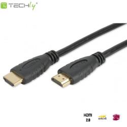 Kabel HDMI Techly HDMI-HDMI 2.0 M/M Ethernet 3D 4K, 6m,...