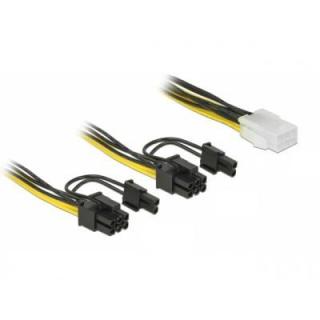 Kabel rozdzielacz zasilania PCI Express 6Pin/2x PCI Express 8PIN 15cm