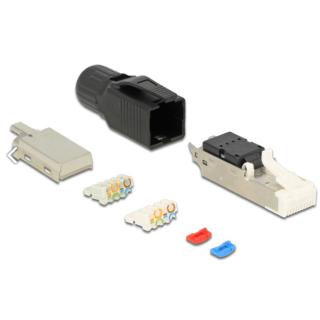 Wtyk sieciowy RJ45 8P8C ekranowany kat.6A (1szt) montaż...